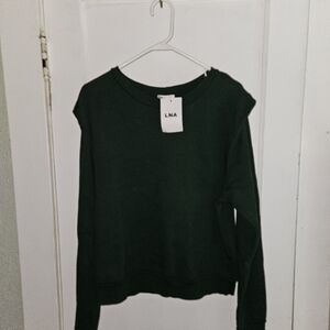 NWT LNA Jett Womens Crewneck Cozy
Sweatshirt Size L